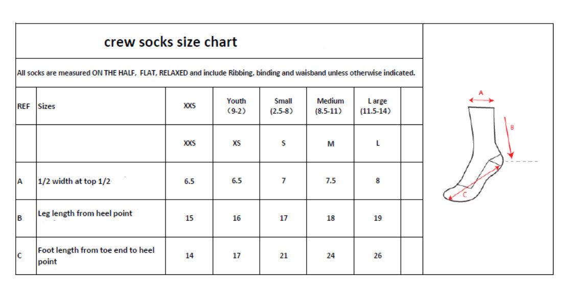 AKD socks - Crew (Black)